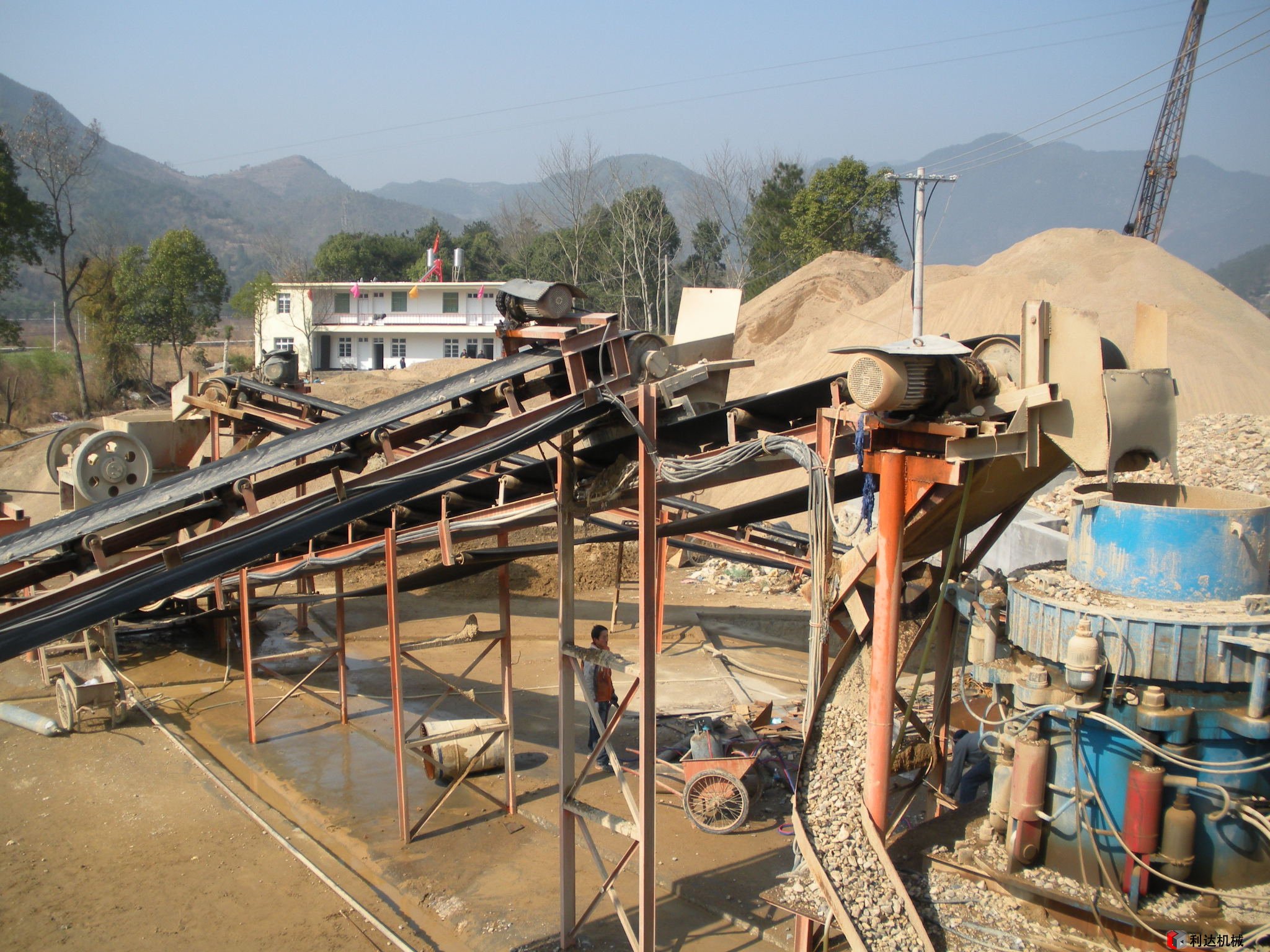 制砂機生產現場